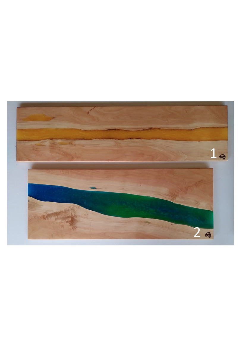 Cypress serving trays ref 529 Paul Segat Woodturning