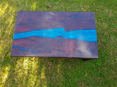 Red Gum Waterfall River Table - ref 341